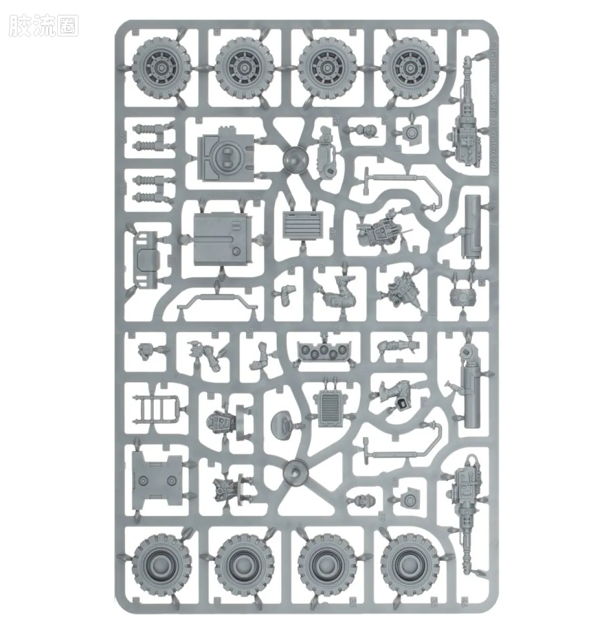战锤40K Genestealer Cult 基因窃取者教派 8版 阿基里斯山地车 - 图片