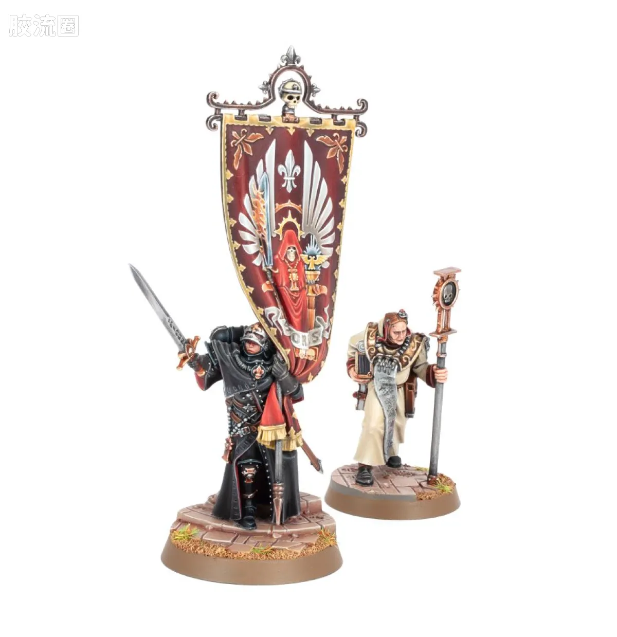 战锤40K Adepta Sororitas 修女会 9版 阿斯垂德·瑟加和阿加瑟·多兰 - 图片