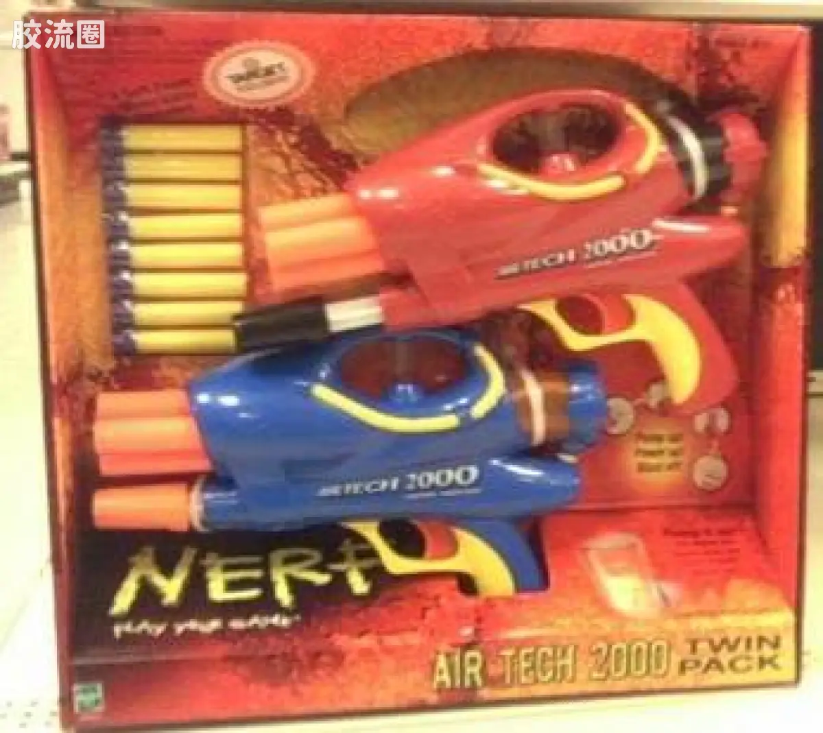 NERF先驱者 2003 SERIES Air Tech 2000 Twin Pack 红色&蓝色双支装