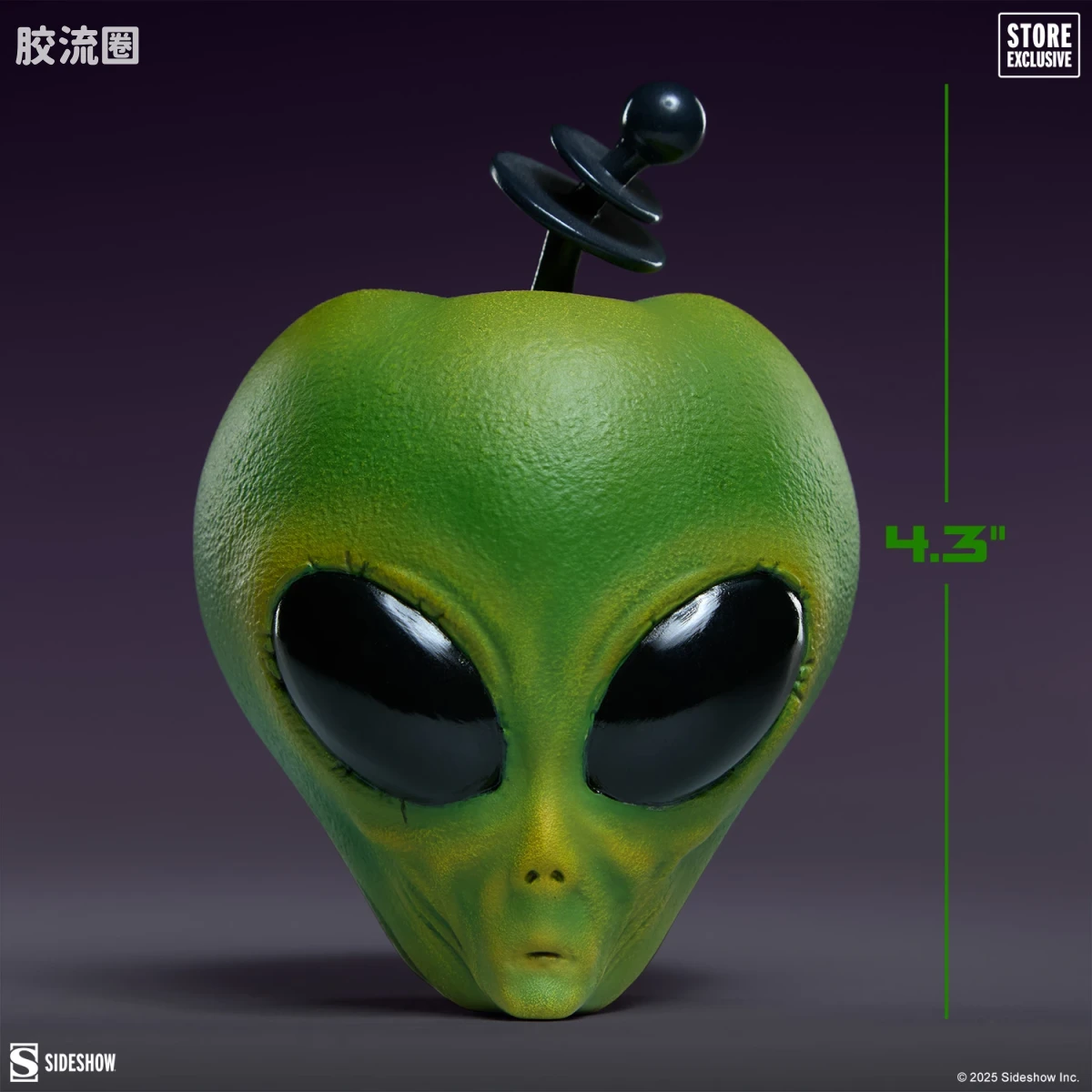 sideshow静态模型系列 PVC手办/PVC Figure 异形苹果（绿色版） - 图片