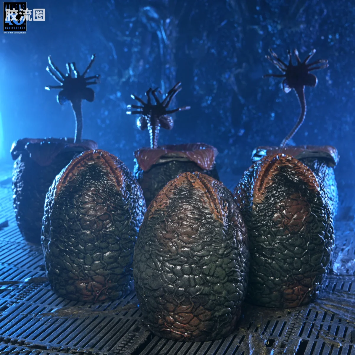 NECA 7寸可动人形系列 异形系列 40周年 异形蛋六连装 配件包 - 图片