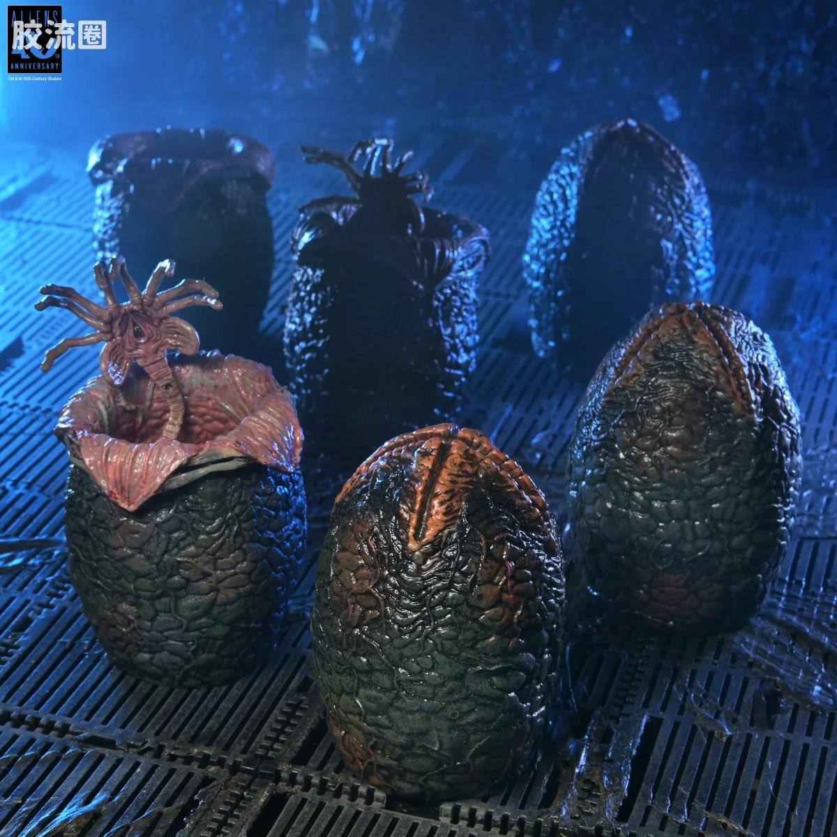 NECA 7寸可动人形系列 异形系列 40周年 异形蛋六连装 配件包 - 图片