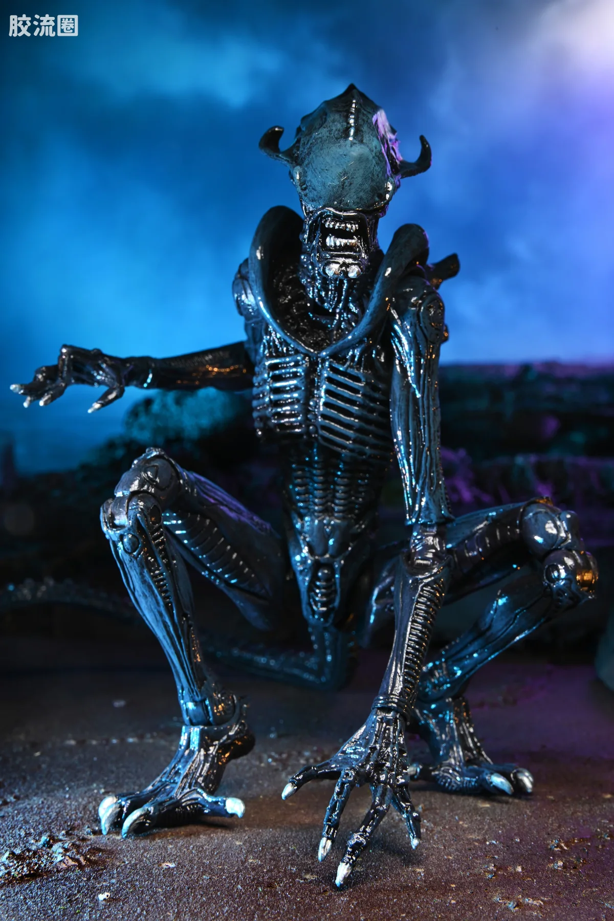 NECA 7寸可动人形系列 街机游戏 异形大战铁血战士 蛛网异形 - 图片