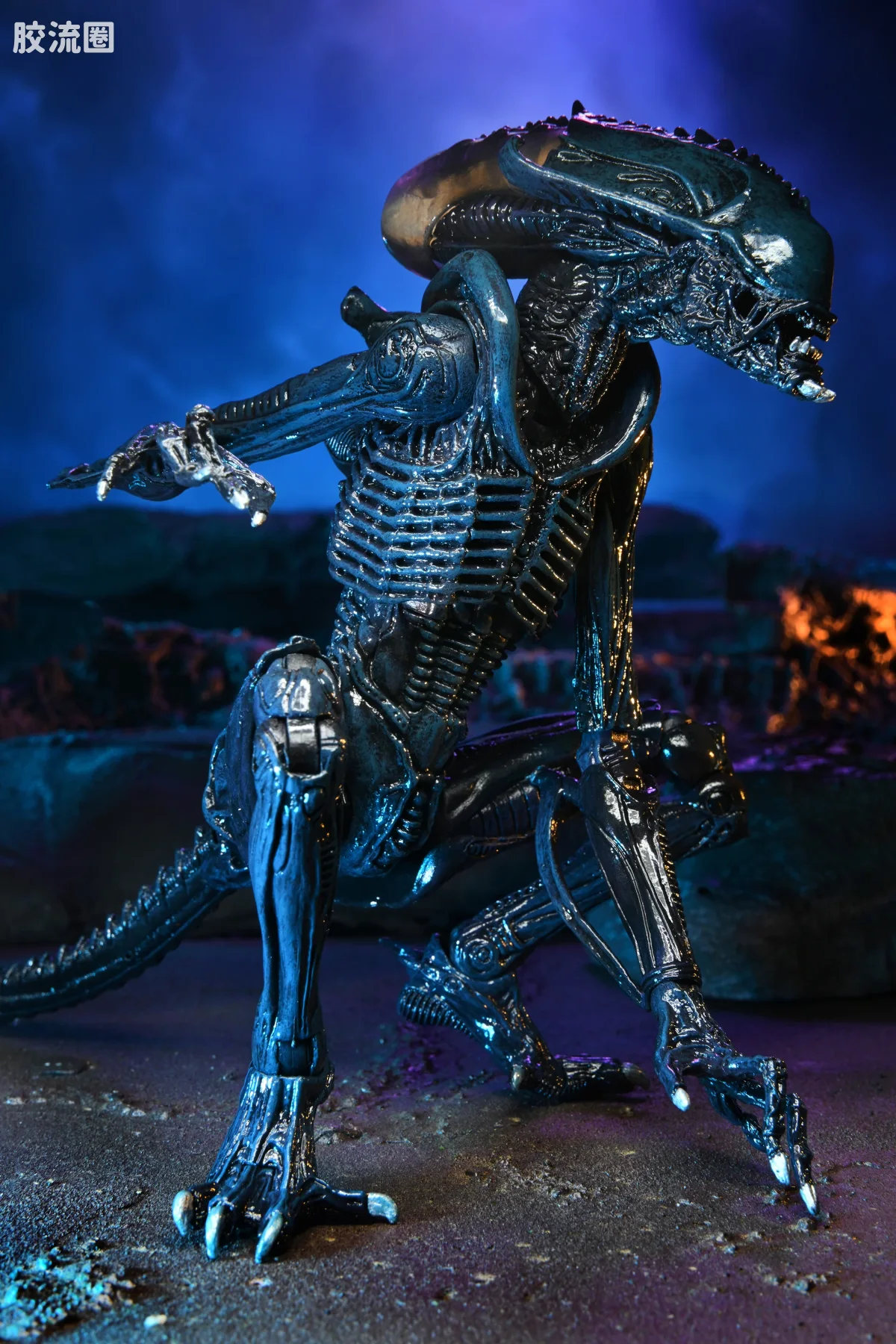 NECA 7寸可动人形系列 街机游戏 异形大战铁血战士 蛛网异形 - 图片
