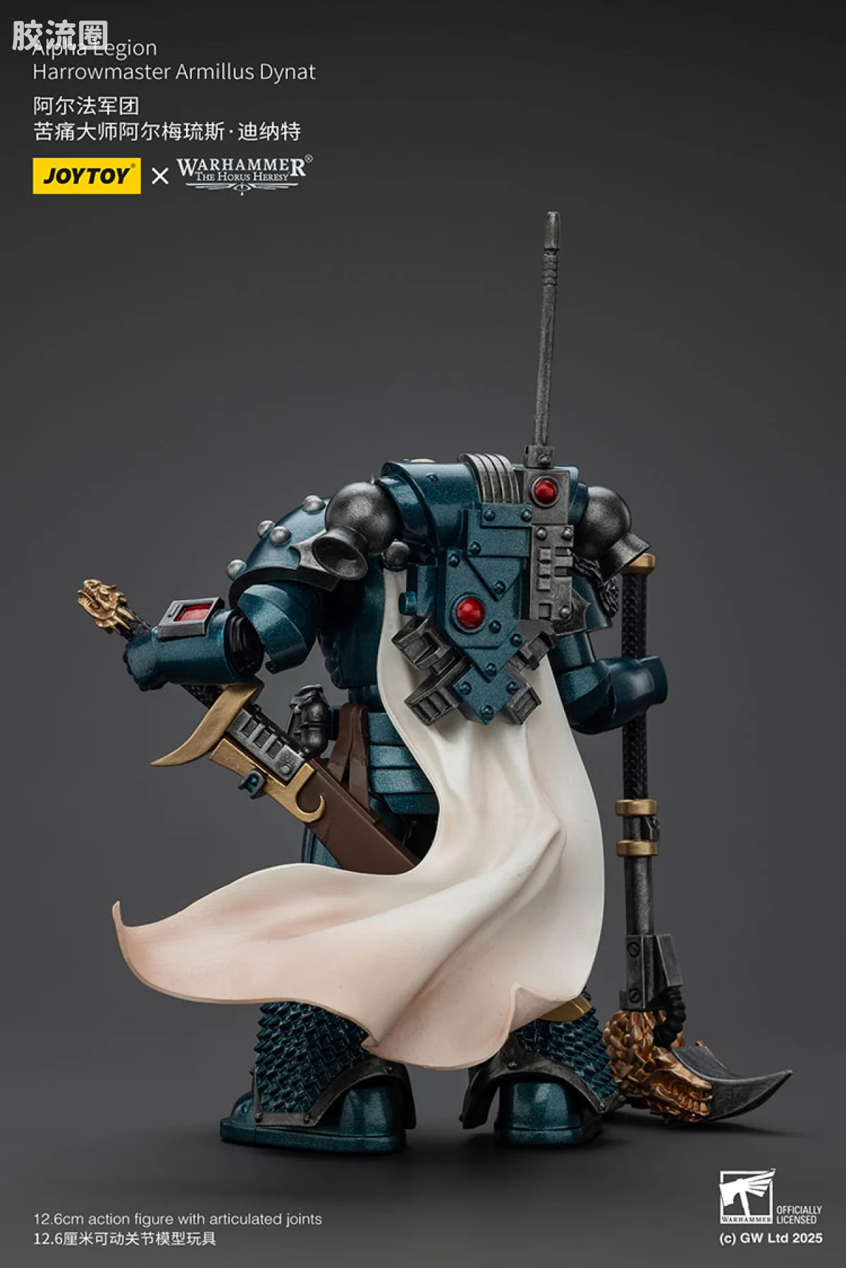 JOYTOY x 战锤40K null HH阿尔法 苦痛大师阿尔梅琉斯·迪纳特 - 图片
