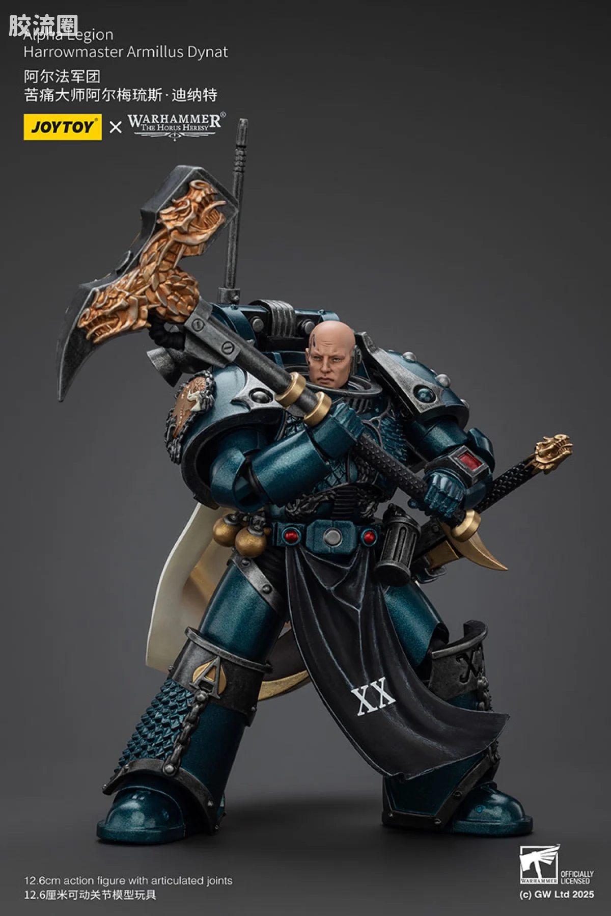 JOYTOY x 战锤40K null HH阿尔法 苦痛大师阿尔梅琉斯·迪纳特 - 图片