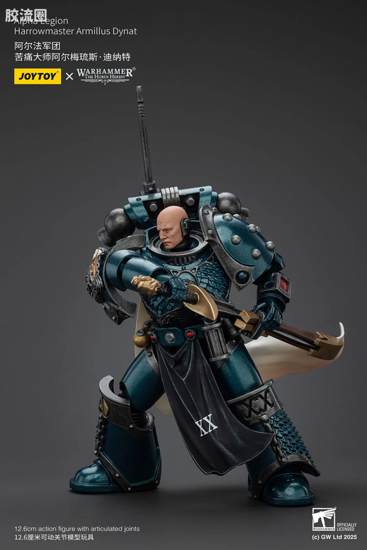 JOYTOY x 战锤40K null HH阿尔法 苦痛大师阿尔梅琉斯·迪纳特 - 图片