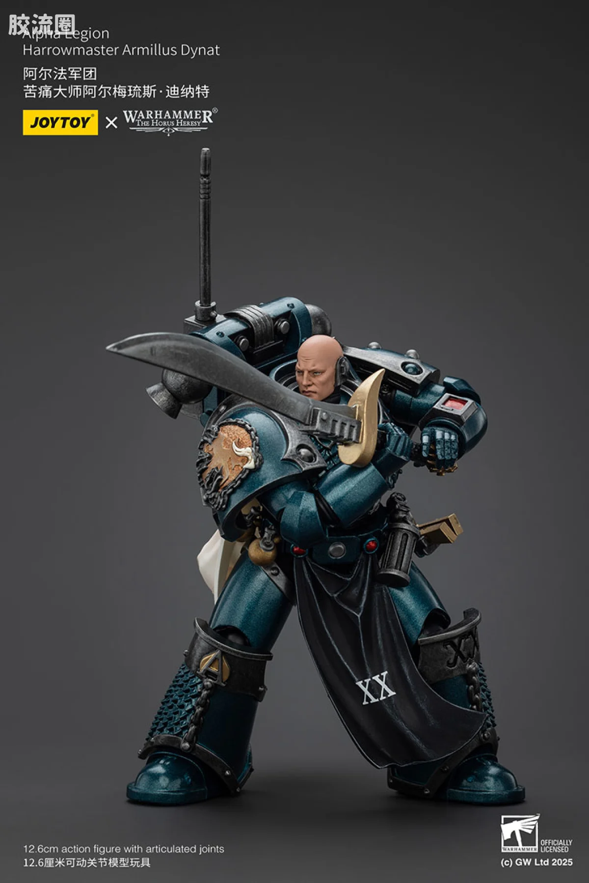 JOYTOY x 战锤40K null HH阿尔法 苦痛大师阿尔梅琉斯·迪纳特 - 图片