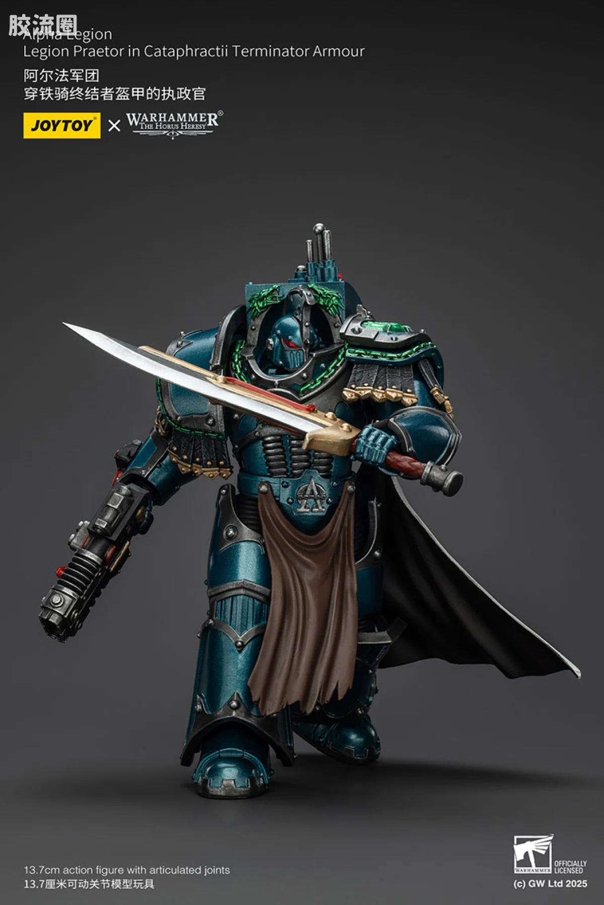 JOYTOY x 战锤40K null HH阿尔法 铁骑终结者执政官 - 图片