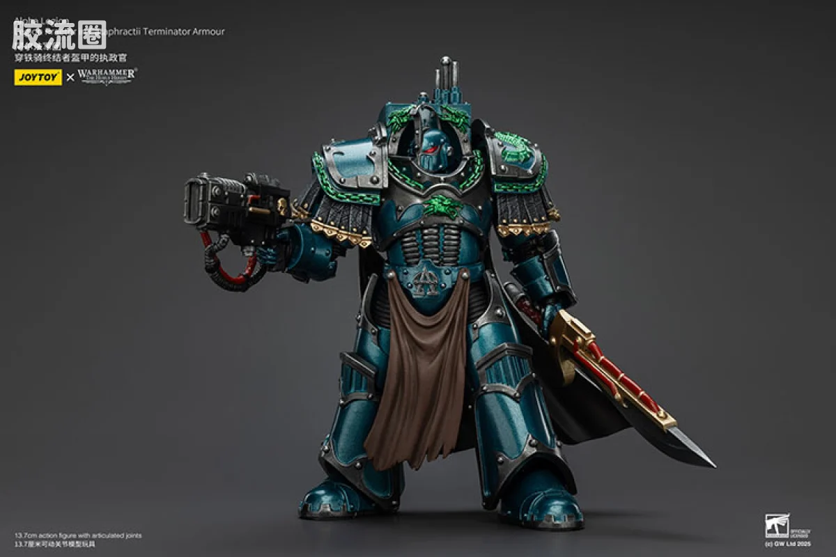 JOYTOY x 战锤40K null HH阿尔法 铁骑终结者执政官 - 图片