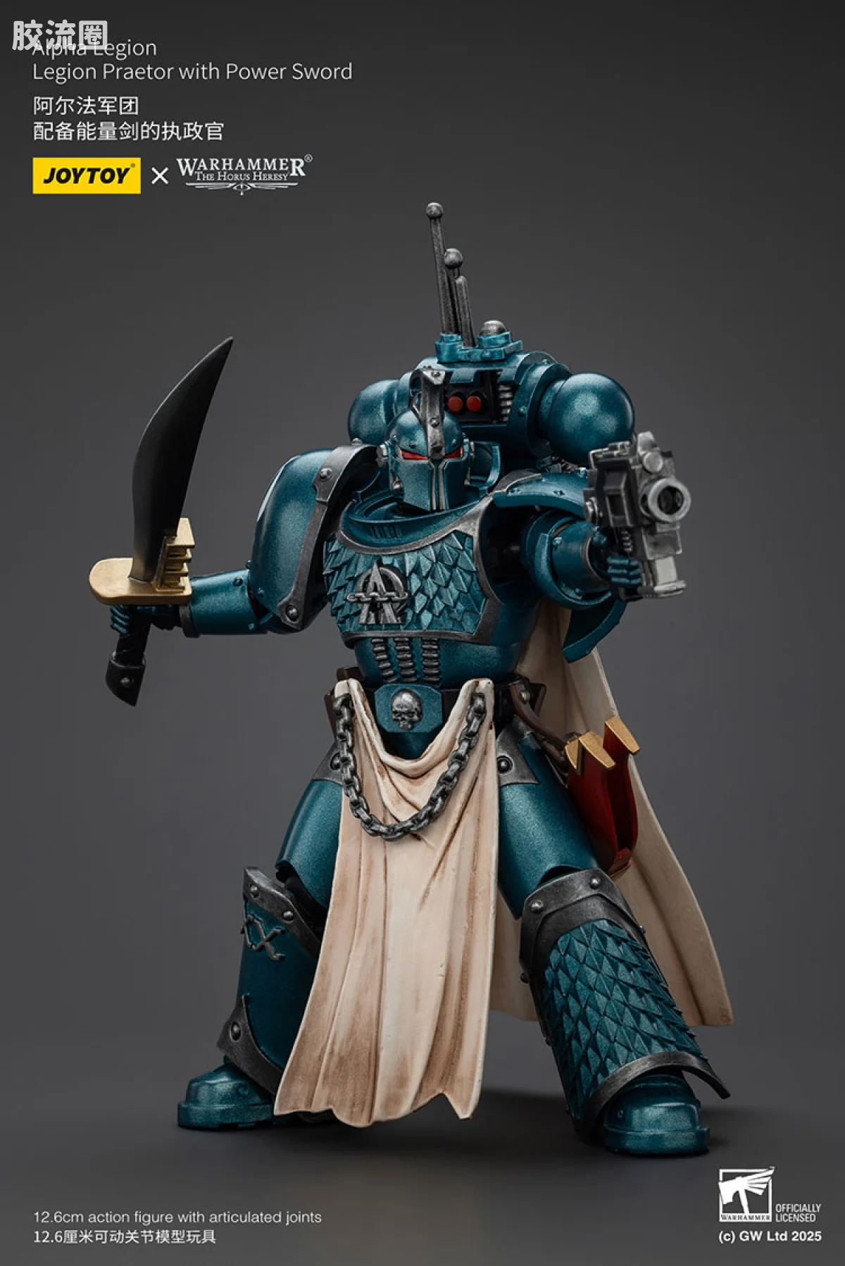 JOYTOY x 战锤40K null HH阿尔法 执政官（能量剑） - 图片