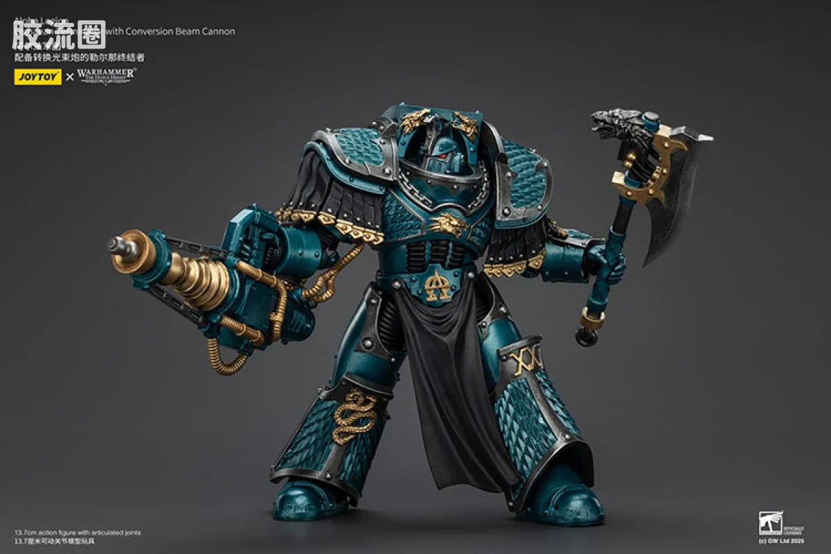 JOYTOY x 战锤40K null HH阿尔法 勒尔纳终结者（转换光束炮） - 图片