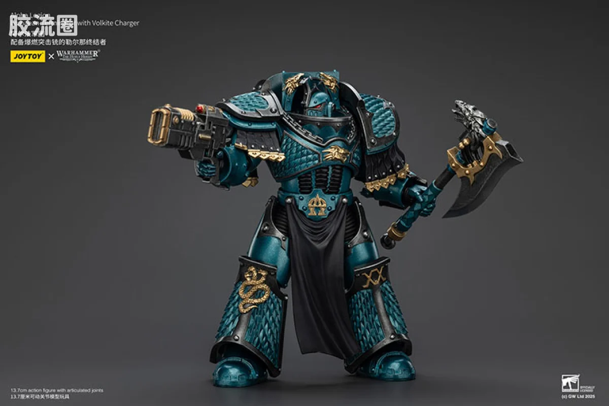 JOYTOY x 战锤40K null HH阿尔法 勒尔纳终结者（爆燃铳） - 图片