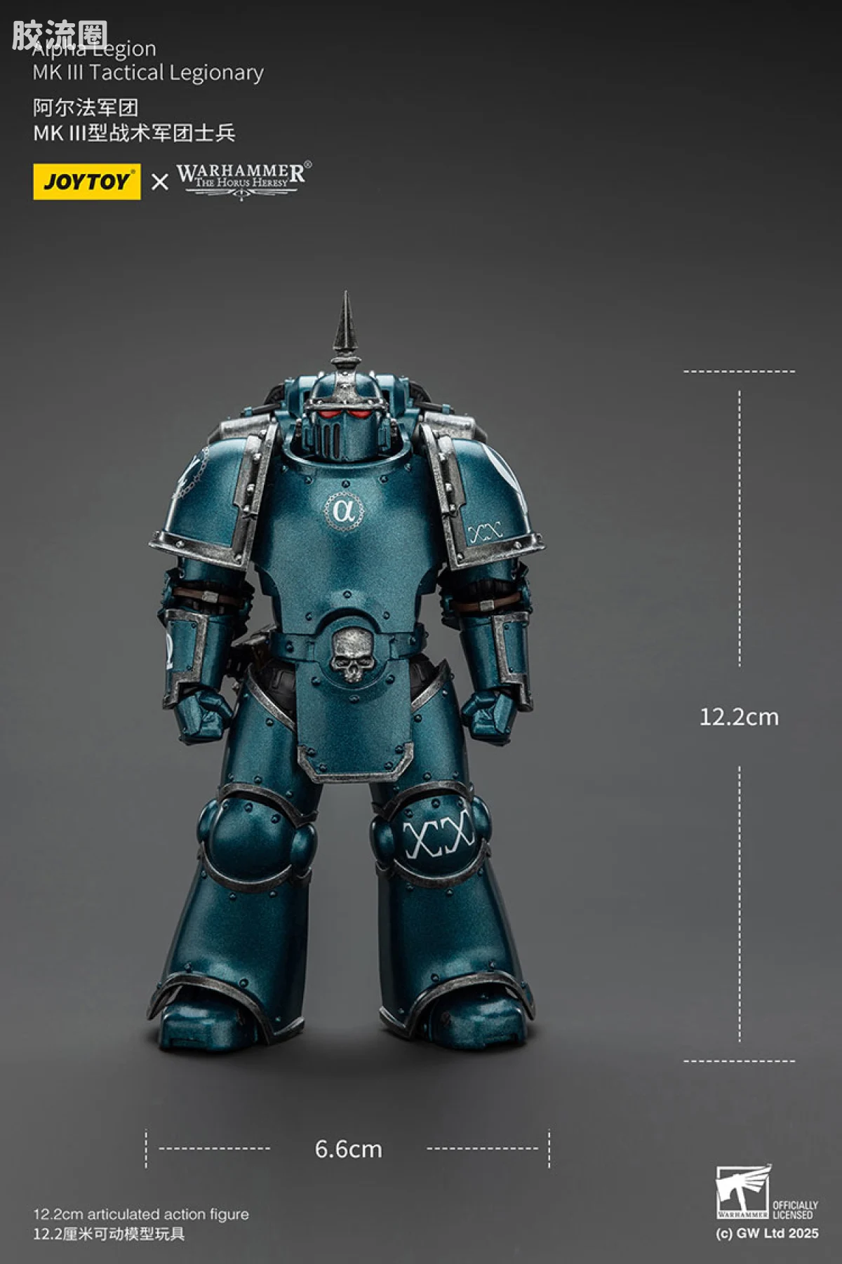 JOYTOY x 战锤40K null HH阿尔法 MK3型战术军团士兵 - 图片