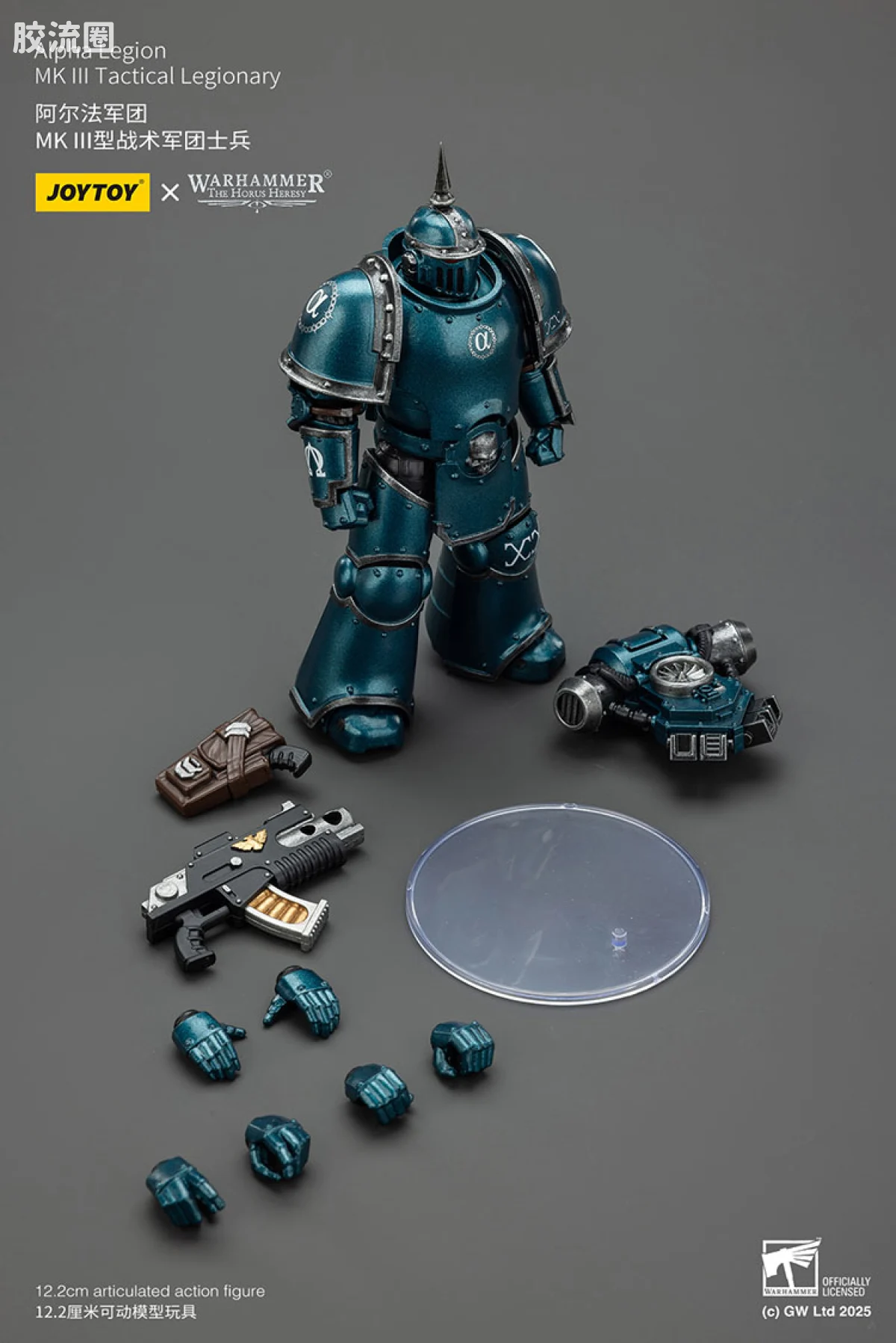 JOYTOY x 战锤40K null HH阿尔法 MK3型战术军团士兵 - 图片