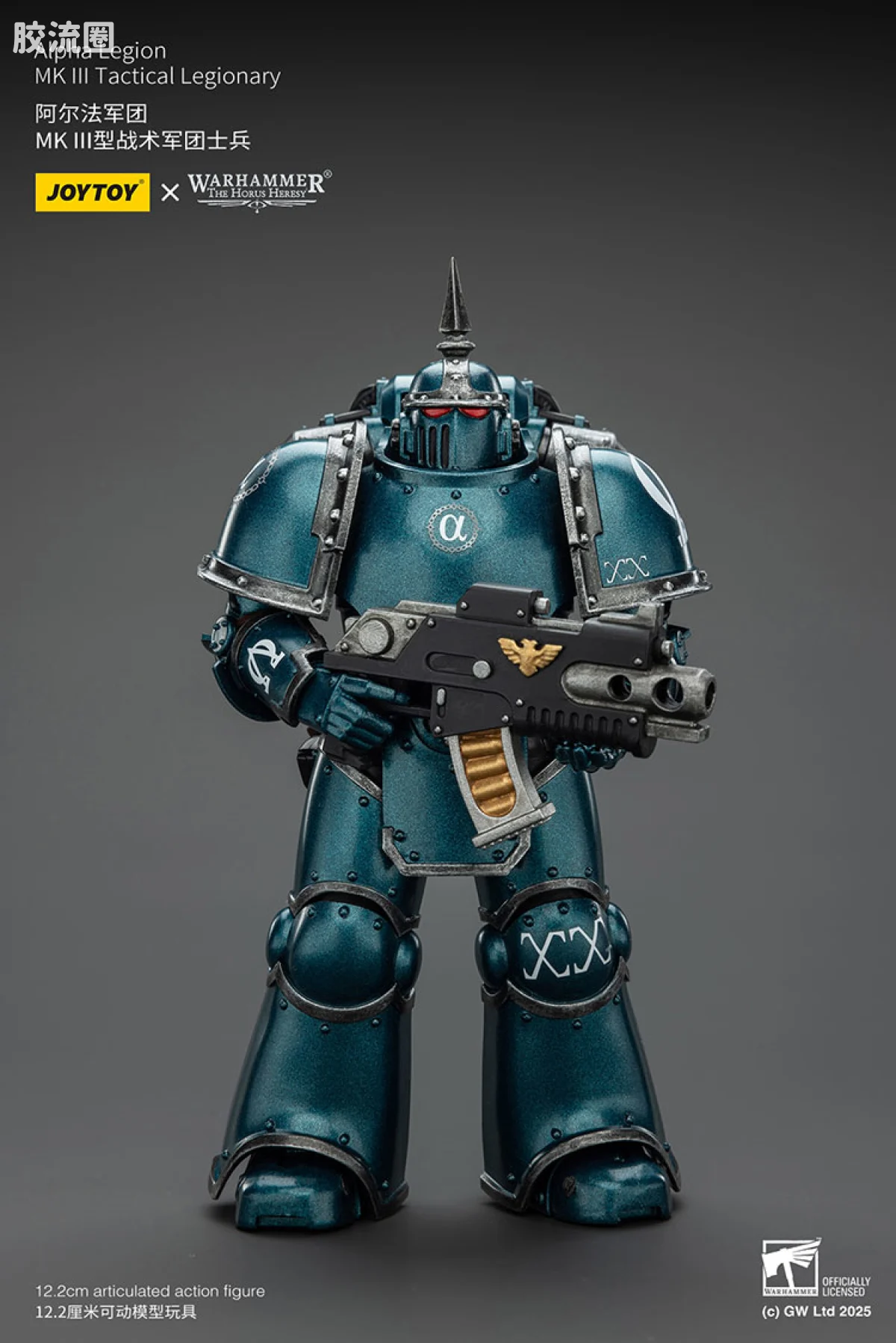 JOYTOY x 战锤40K null HH阿尔法 MK3型战术军团士兵 - 图片