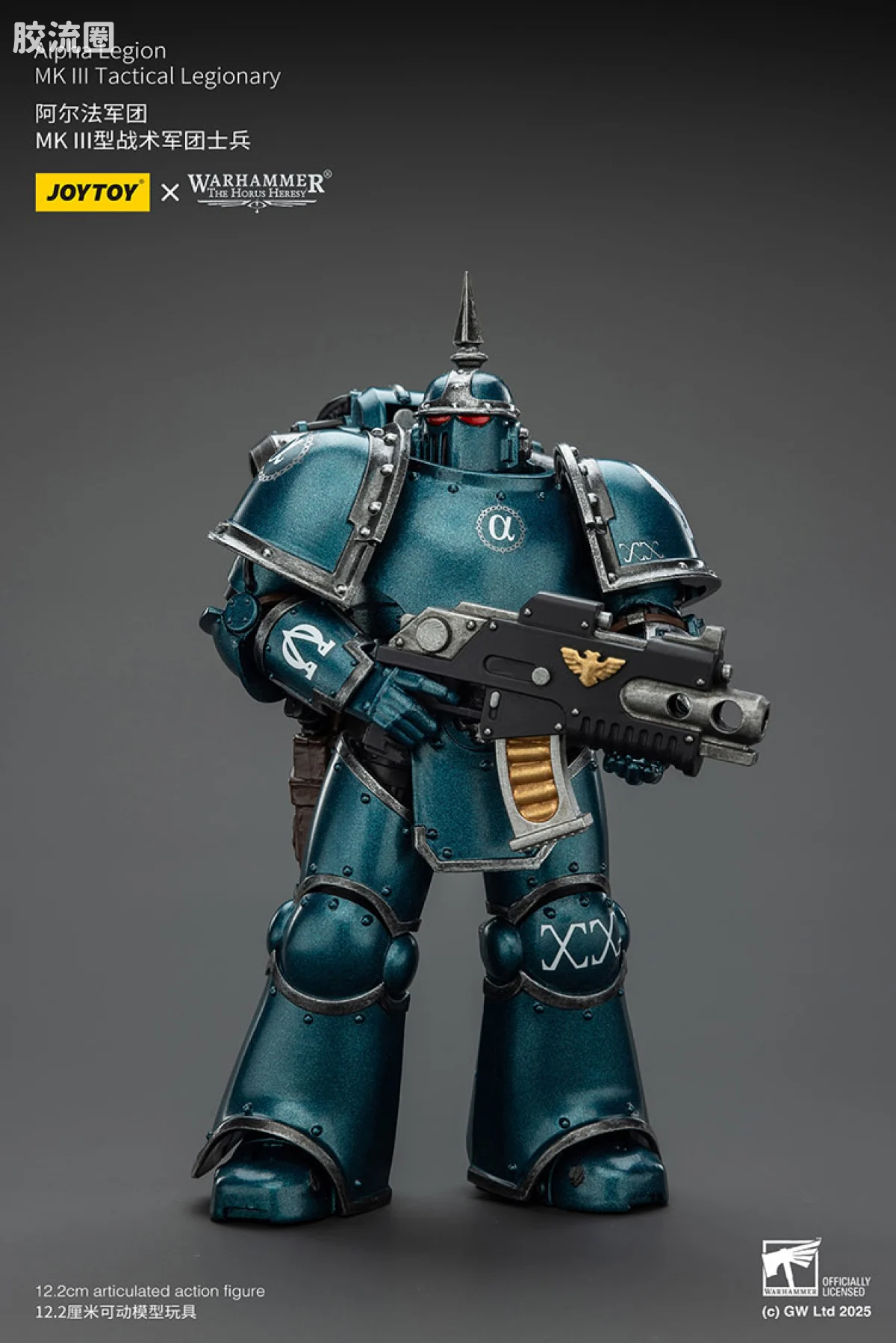 JOYTOY x 战锤40K null HH阿尔法 MK3型战术军团士兵 - 图片