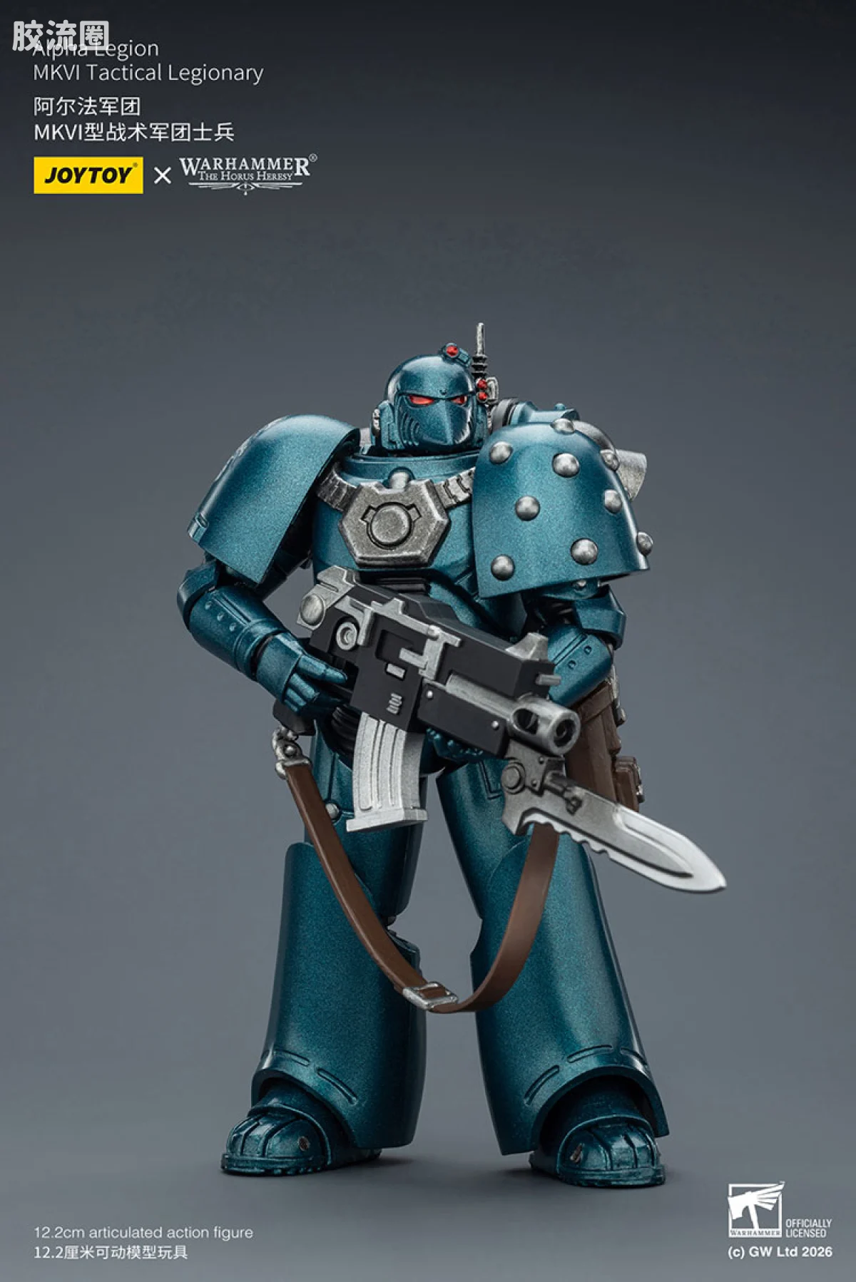 JOYTOY x 战锤40K null HH阿尔法军团 MK6型战术军团士兵 - 图片