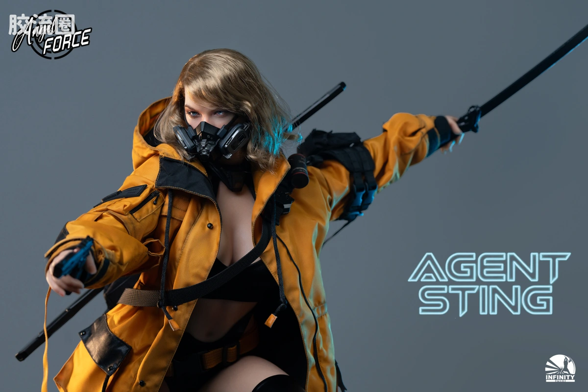 开天工作室 可动系列 硅胶可动 Angel Force 1/3硅胶可动系列 AGENT-STING - 图片