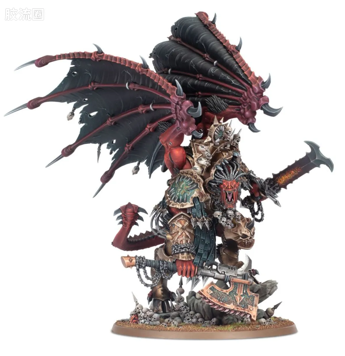战锤40K World Eaters 吞世者 9版 吞世者 恐虐恶魔原体 安格隆 - 图片