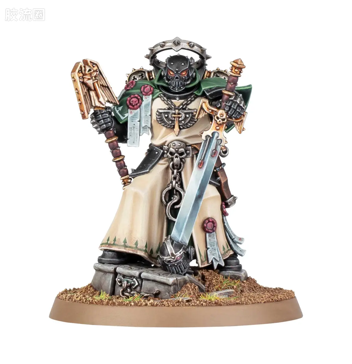 战锤40K Dark Angels 黑暗天使 10版 阿斯莫德 悔罪大师 - 图片