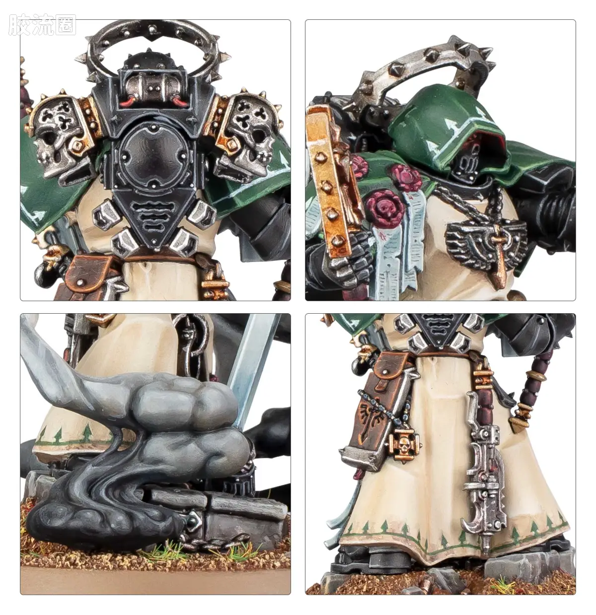 战锤40K Dark Angels 黑暗天使 10版 阿斯莫德 悔罪大师 - 图片
