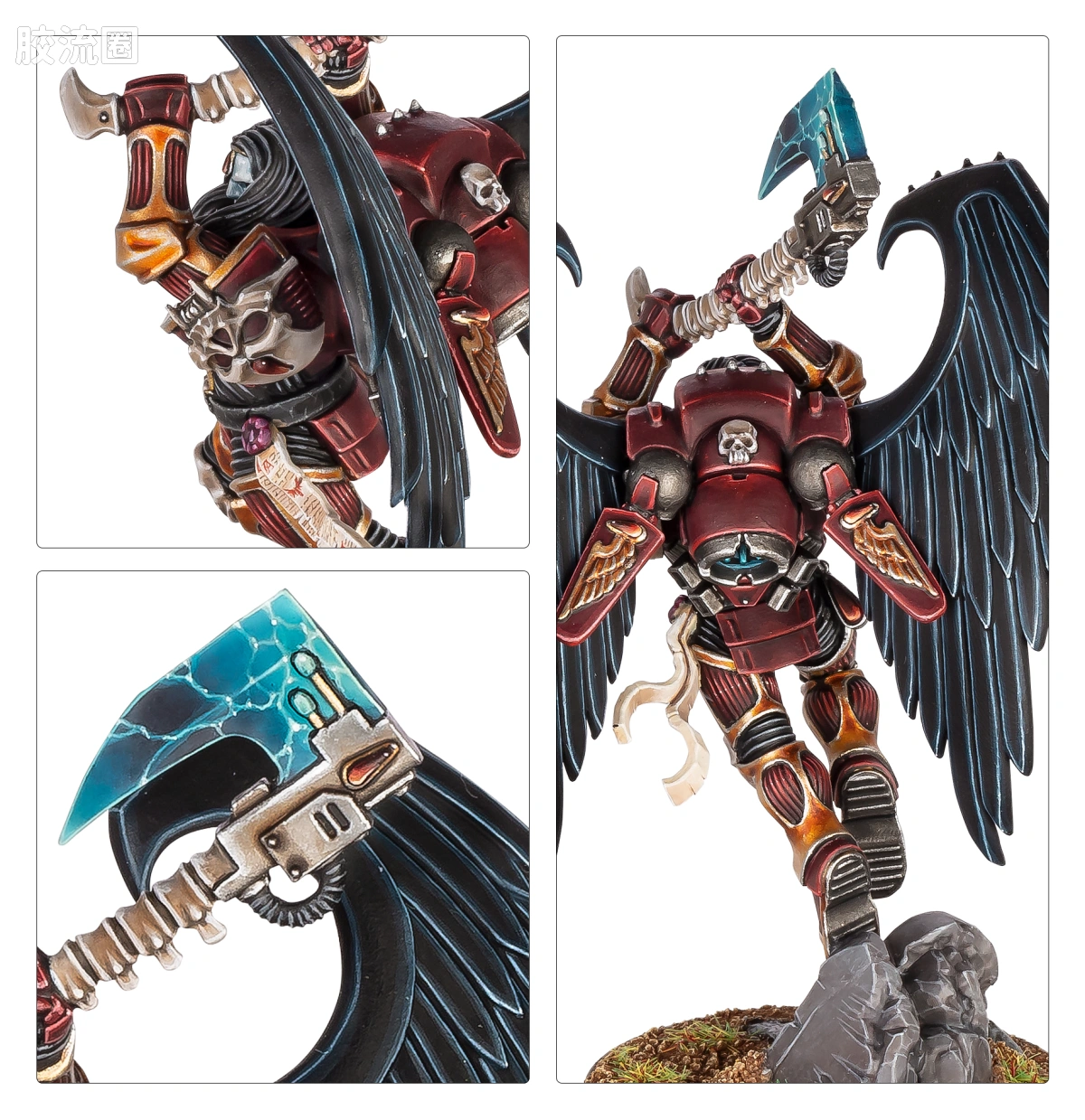 战锤40K Blood Angels 圣血天使 10版 牧师 无情者阿斯托拉斯 - 图片