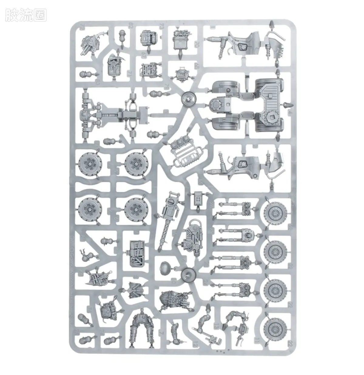 战锤40K Genestealer Cult 基因窃取者教派 8版 阿塔兰豺狼摩托手 - 图片