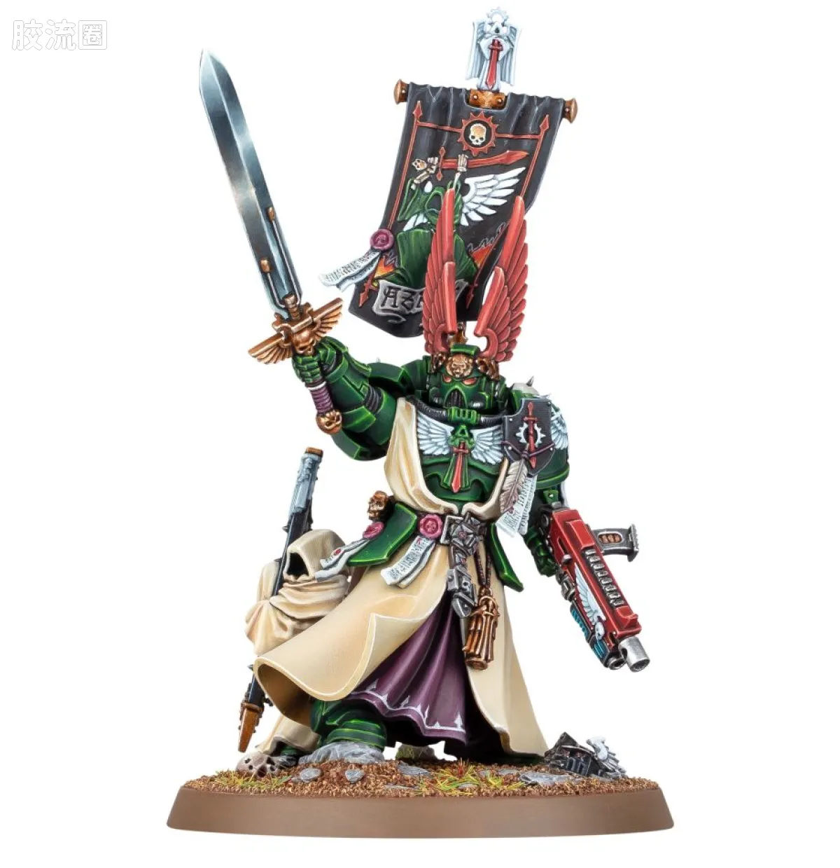 战锤40K Dark Angels 黑暗天使 9版 战团长 至高大导师 阿兹瑞尔 - 图片