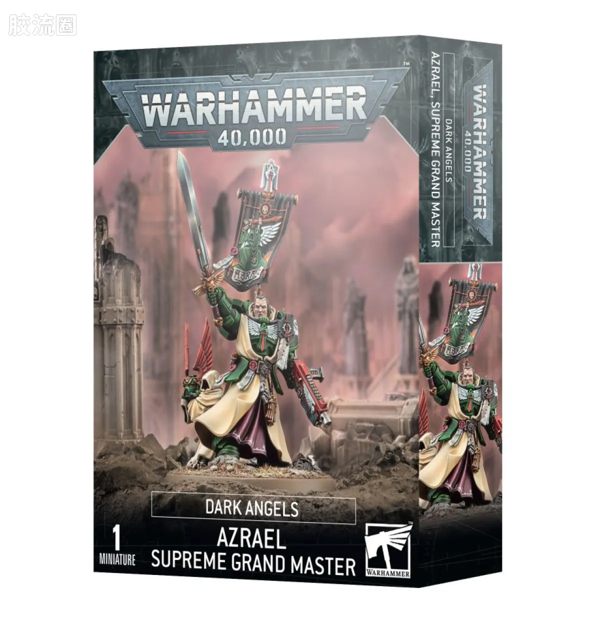 战锤40K Dark Angels 黑暗天使 9版 战团长 至高大导师 阿兹瑞尔 - 图片