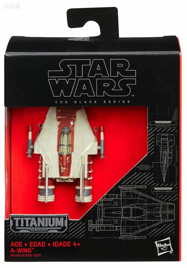 星球大战 THE BLACK SERIES 钛载具 A翼-战斗机