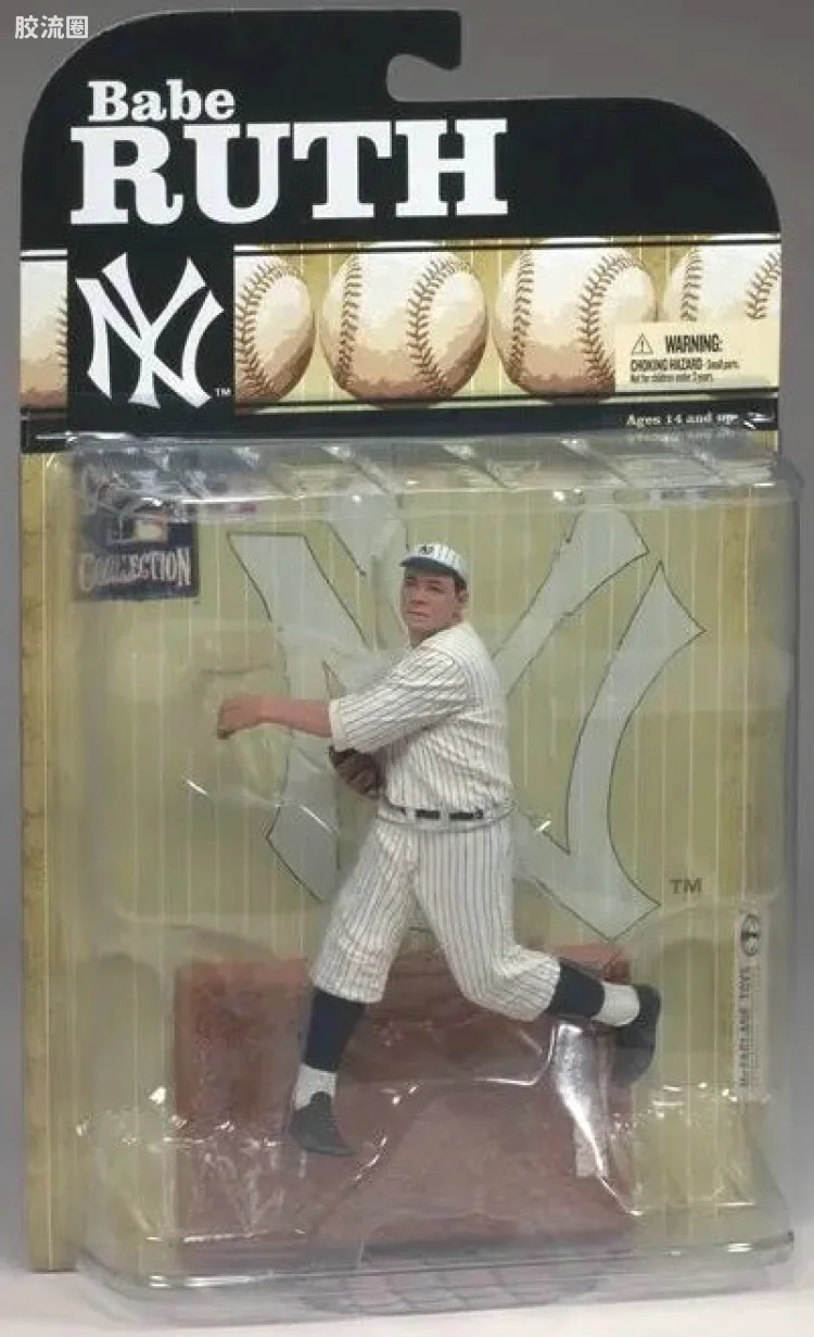 麦克法兰MLB棒球系列玩具 COOPERSTOWN第6代 BABE RUTH 2 (N.Y. YANKEES)