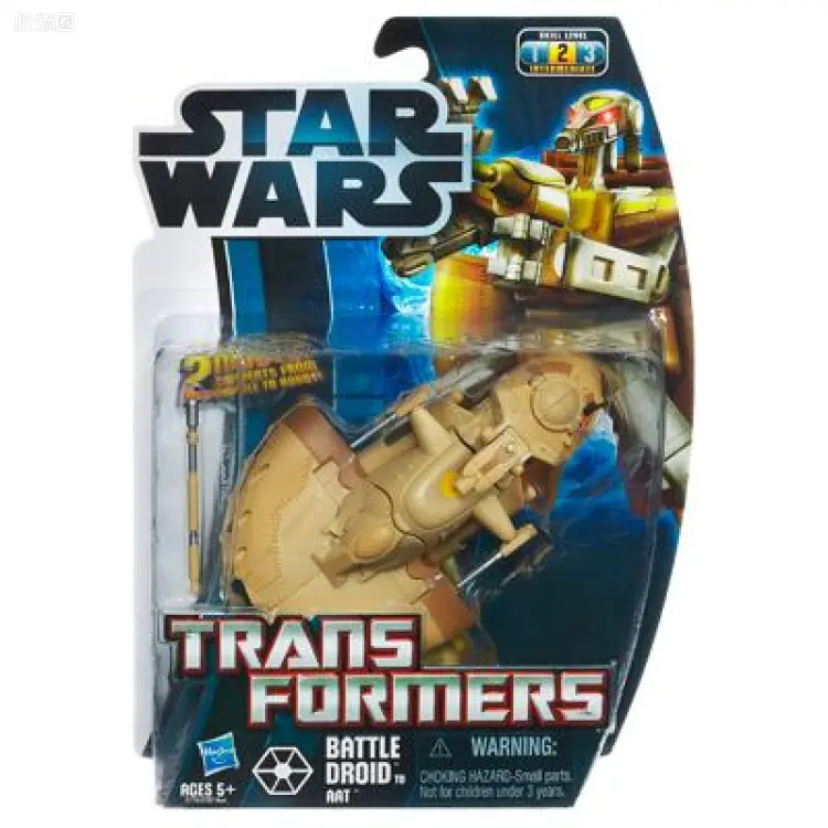 变形金刚 Crossovers 星球大战 普通版 BATTLE DROID COMMANDER to AAT