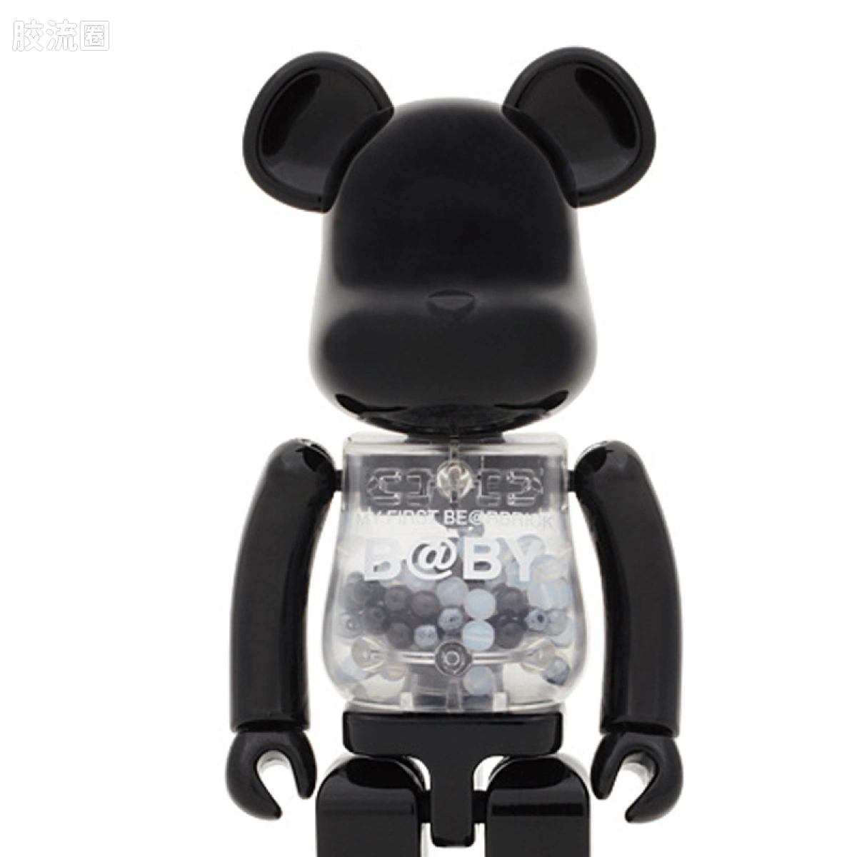 Project BM!皮偶系列玩具 超合金 BE＠RBRICK B@BY （BLACK & SILVER Ver.）