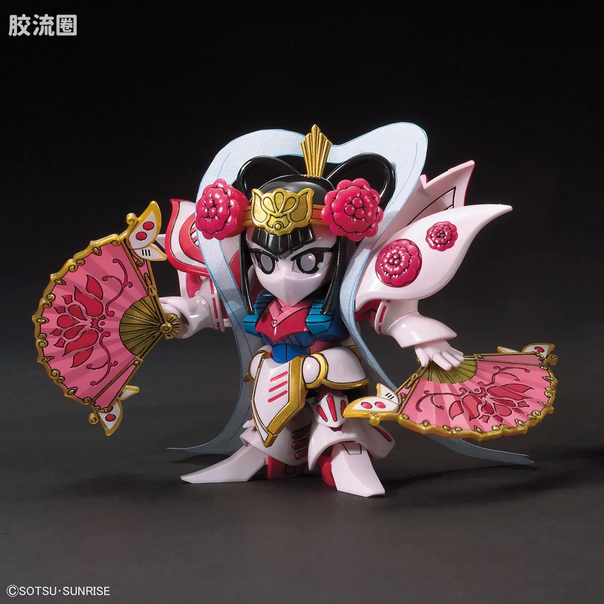 SD高达BB战士 普通版 412 貂蝉卡碧尼 & 武将座 - 图片