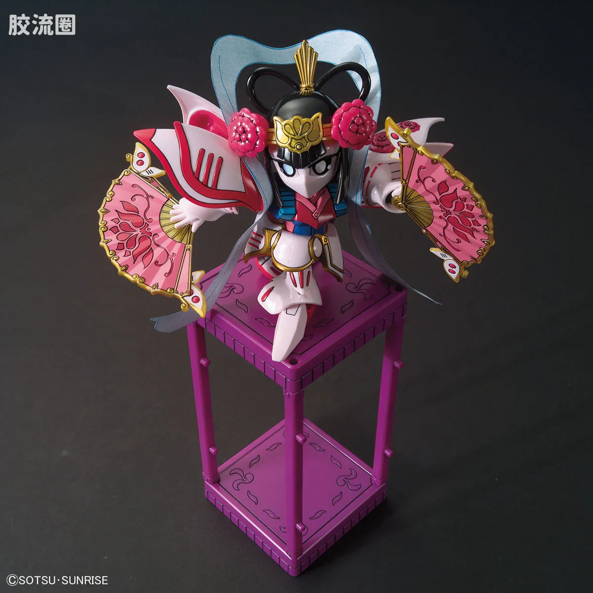 SD高达BB战士 普通版 412 貂蝉卡碧尼 & 武将座 - 图片