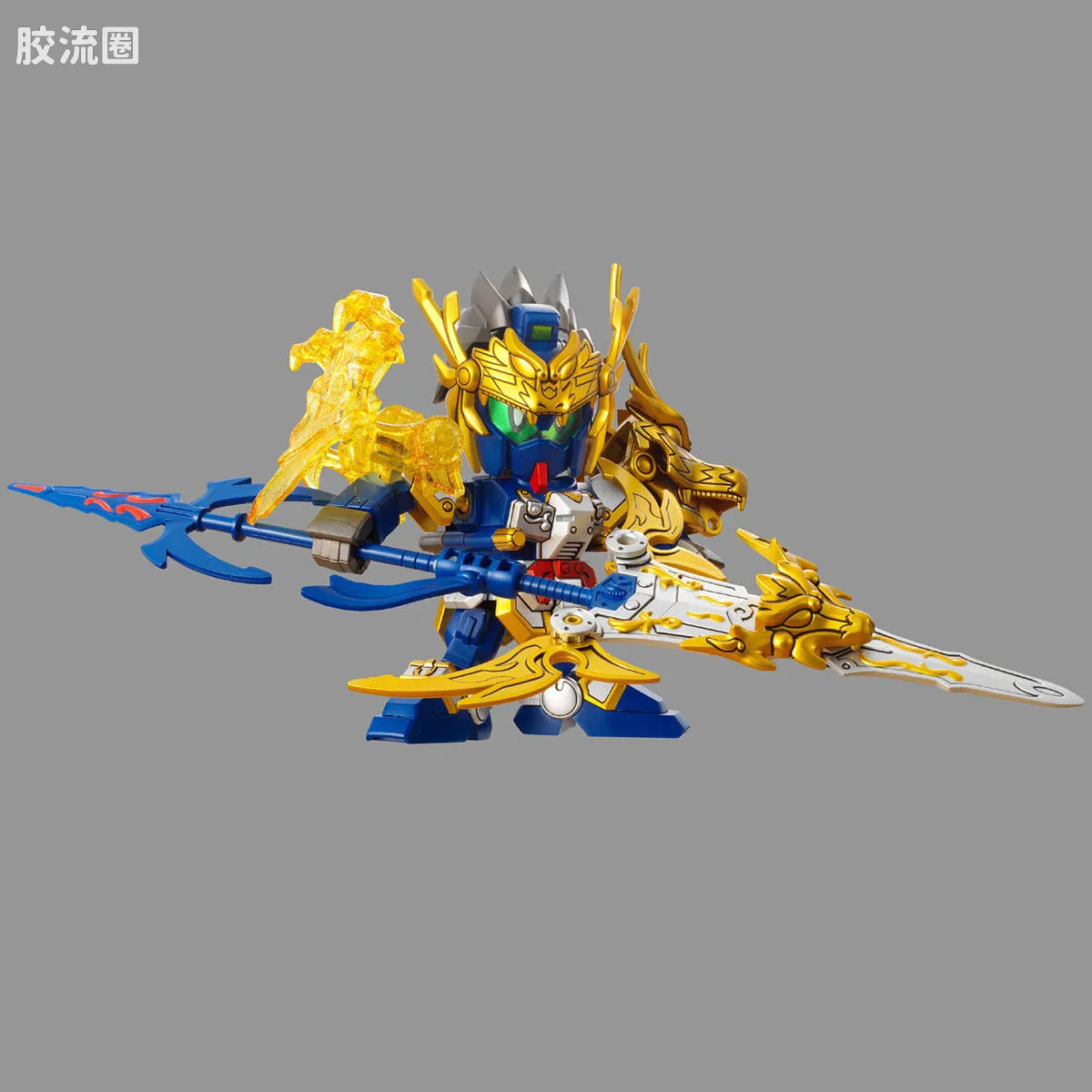 SD高达BB战士 套装版 五夸将高达·龙辉宝套装 - 图片