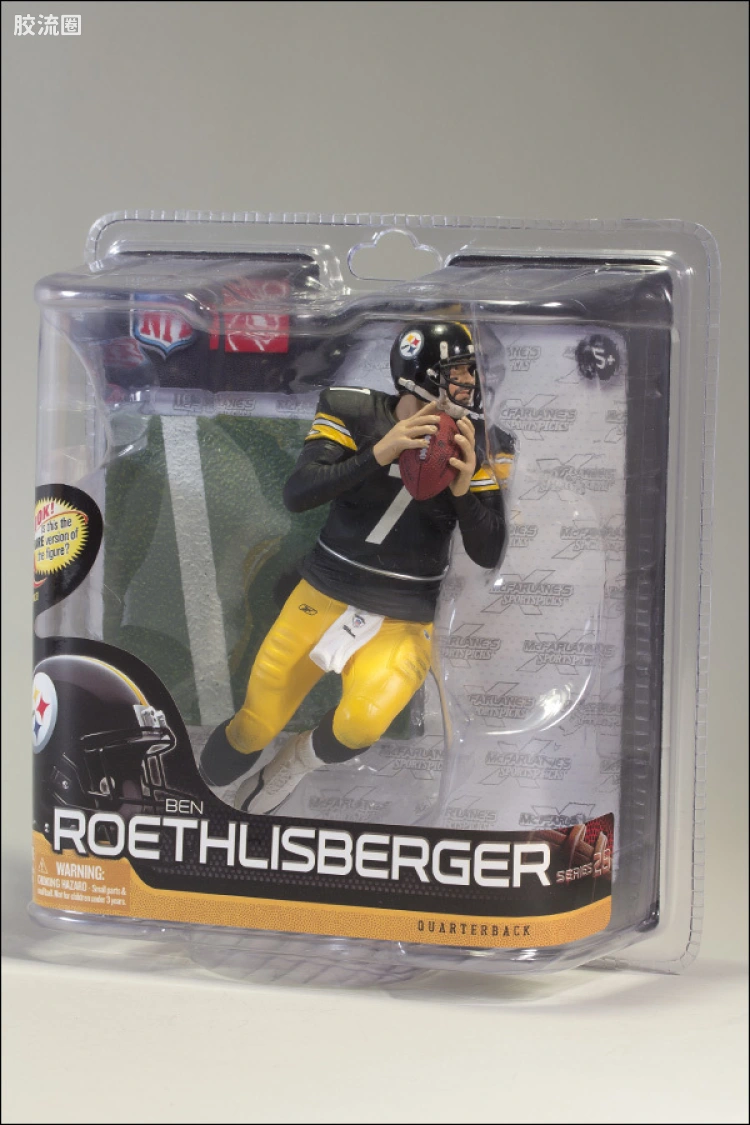 麦克法兰NFL美式足球系列玩具 第28代 BEN ROETHLISBERGER 3