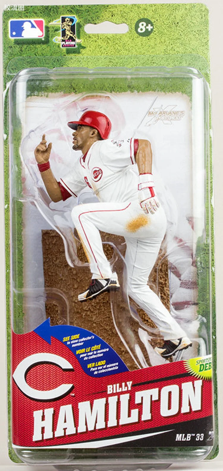 麦克法兰MLB棒球系列玩具 第33代 BILLY HAMILTON