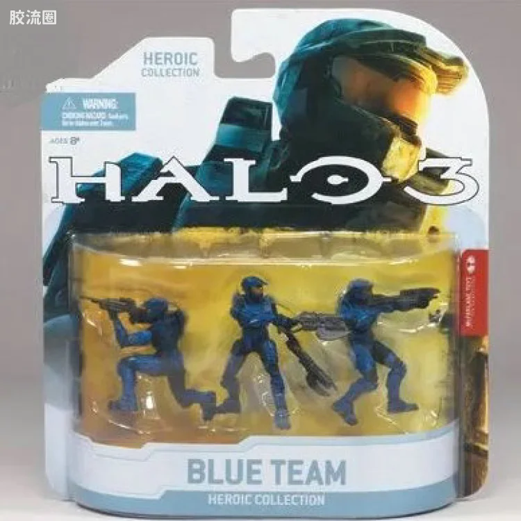 麦克法兰游戏与动画系列 光环 英雄典藏版2009第一弹 BLUE TEAM 蓝队