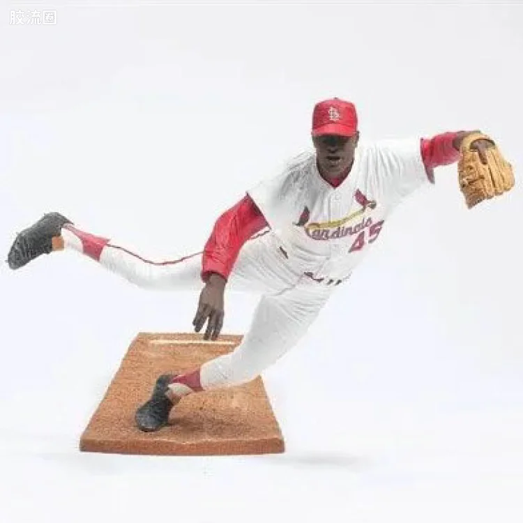 麦克法兰MLB棒球系列玩具 COOPERSTOWN第1代 BOB GIBSON