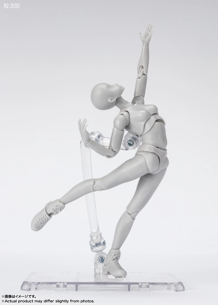 SHF 素体君&素体酱 素体酱 -运动-版 DX套装(灰色Ver.) - 图片