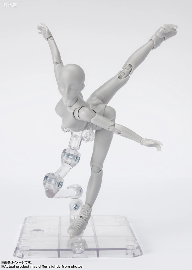 SHF 素体君&素体酱 素体酱 -运动-版 DX套装(灰色Ver.) - 图片