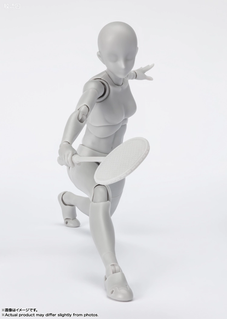 SHF 素体君&素体酱 素体酱 -运动-版 DX套装(灰色Ver.) - 图片