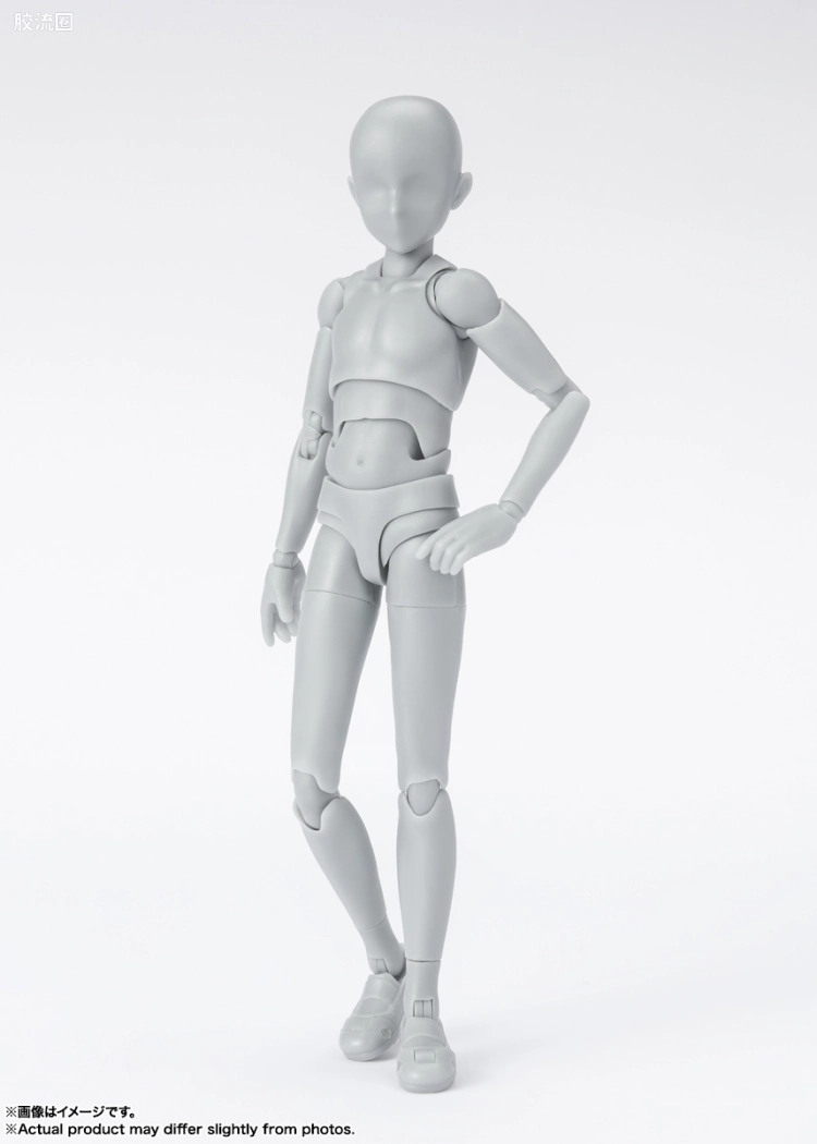 SHF 素体君&素体酱 素体君 学校生活- Edition DX SET (Gray Color Ver.) - 图片