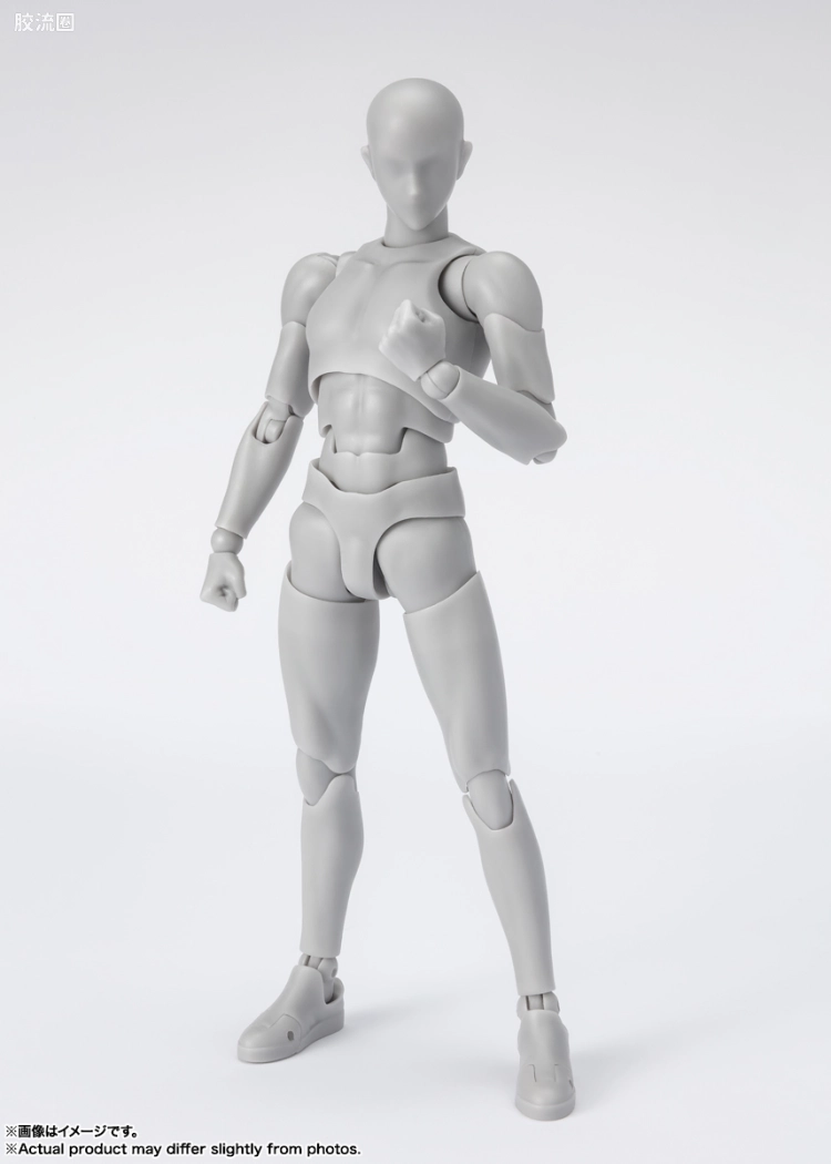 SHF 素体君&素体酱 素体君 -运动-版 DX套装(灰色Ver.) - 图片