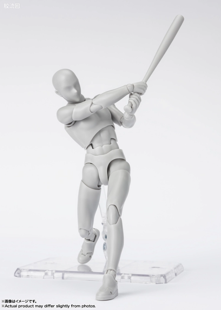 SHF 素体君&素体酱 素体君 -运动-版 DX套装(灰色Ver.) - 图片
