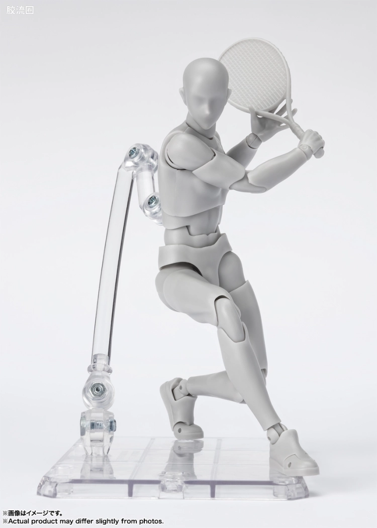 SHF 素体君&素体酱 素体君 -运动-版 DX套装(灰色Ver.) - 图片