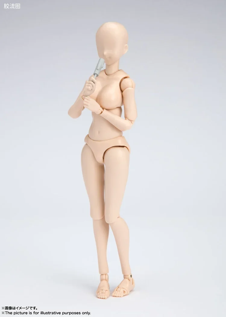 SHF 素体君&素体酱 素体酱 -矢吹健太朗- 版 DX套装(淡橙色Ver.) - 图片