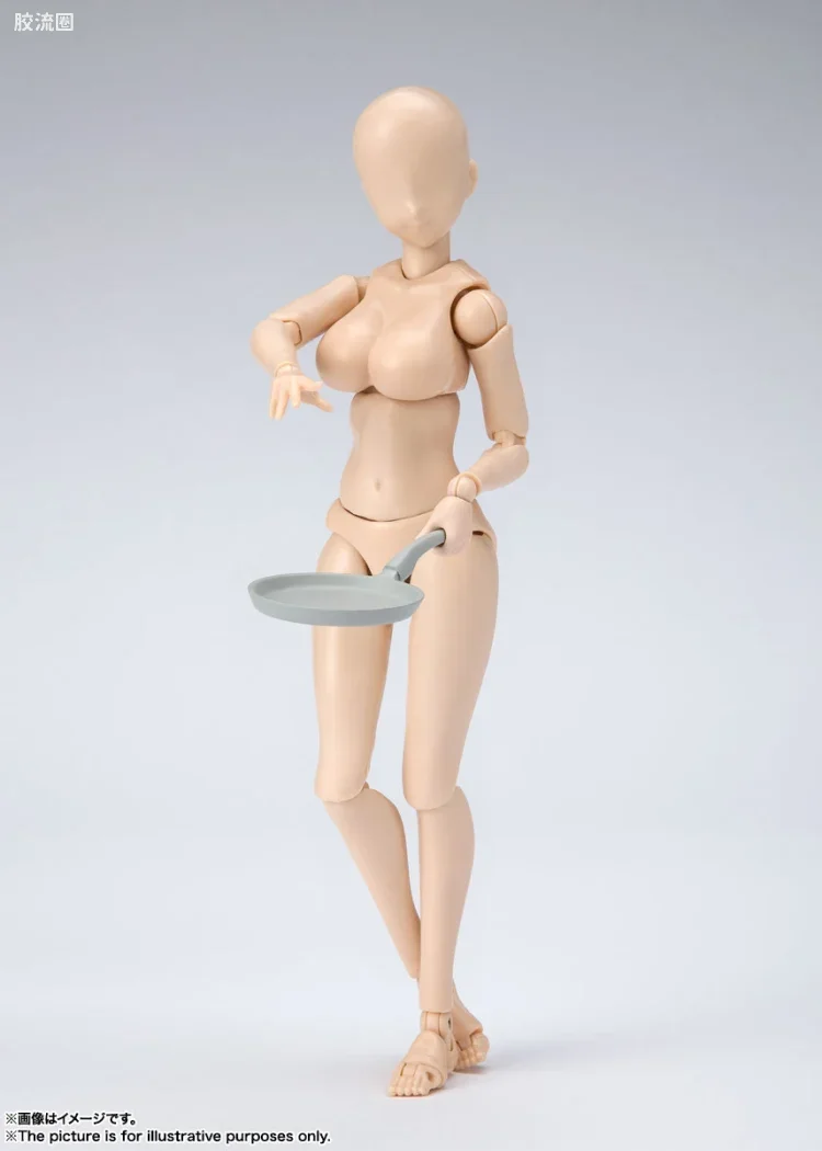 SHF 素体君&素体酱 素体酱 -矢吹健太朗- 版 DX套装(淡橙色Ver.) - 图片